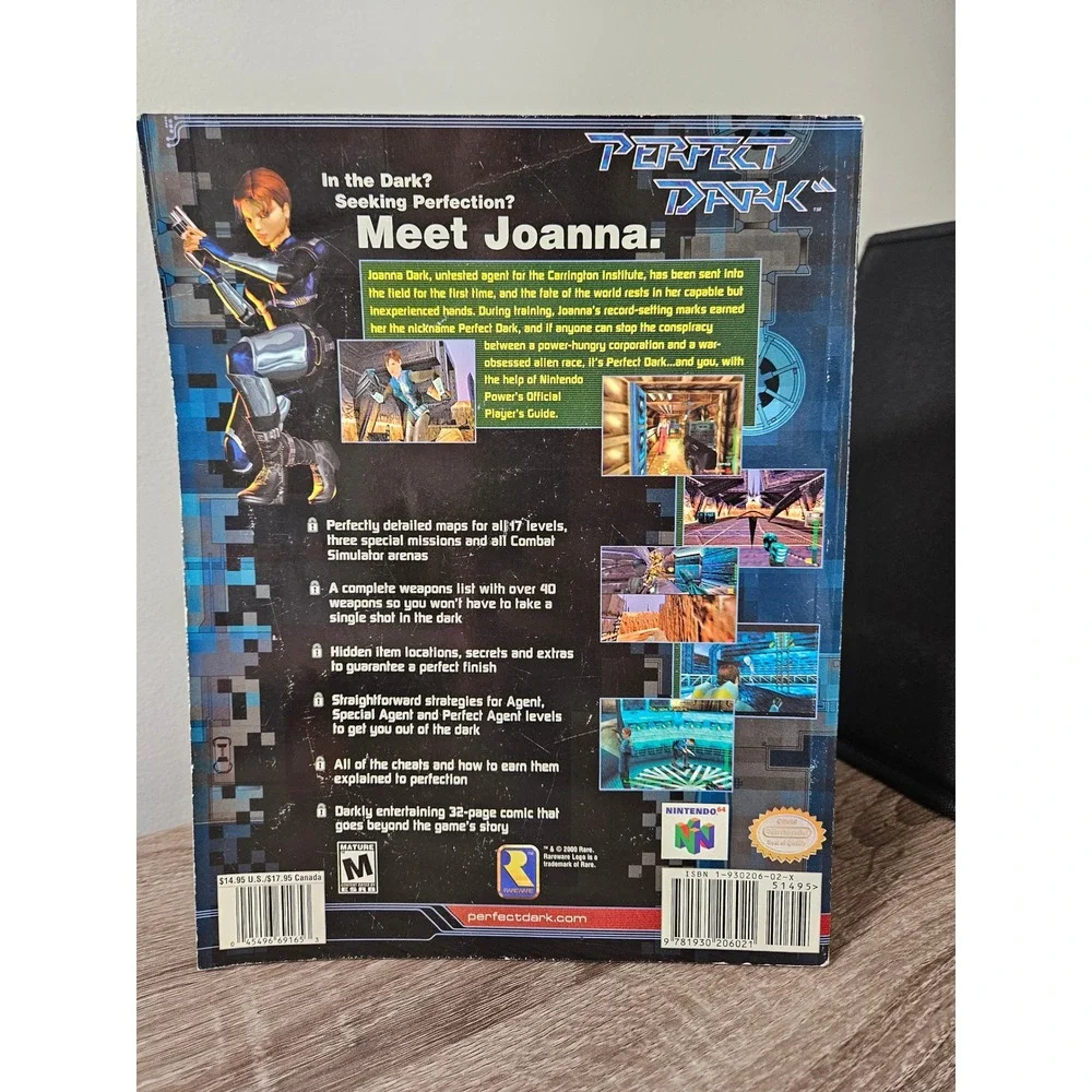 Perfect Dark Official Nintendo Player's Guide N64 Nintendo Power Strategy Book